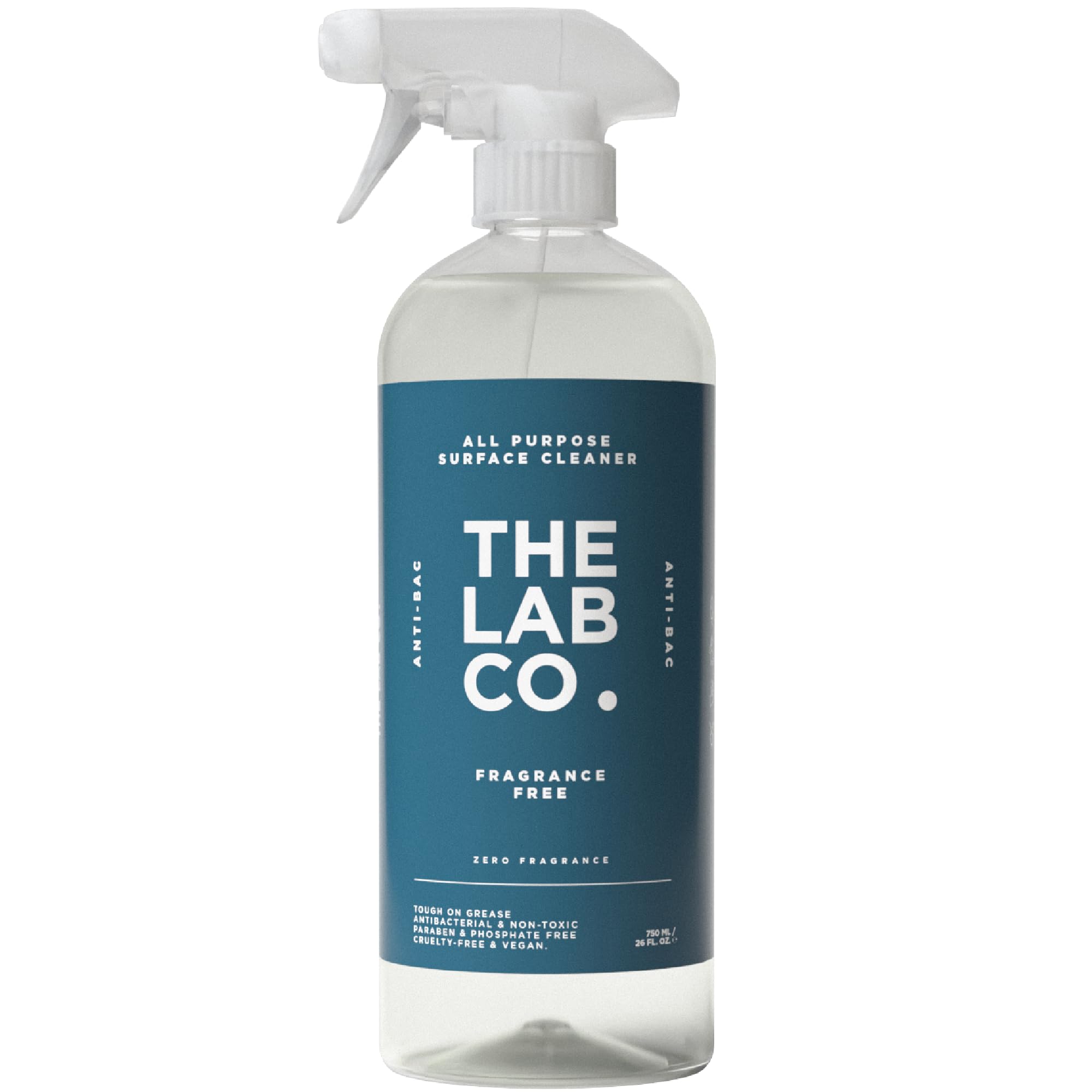 The Lab Co. Antibacterial All-Purpose Cleaner - 750ml | Streak-Free | Vegan