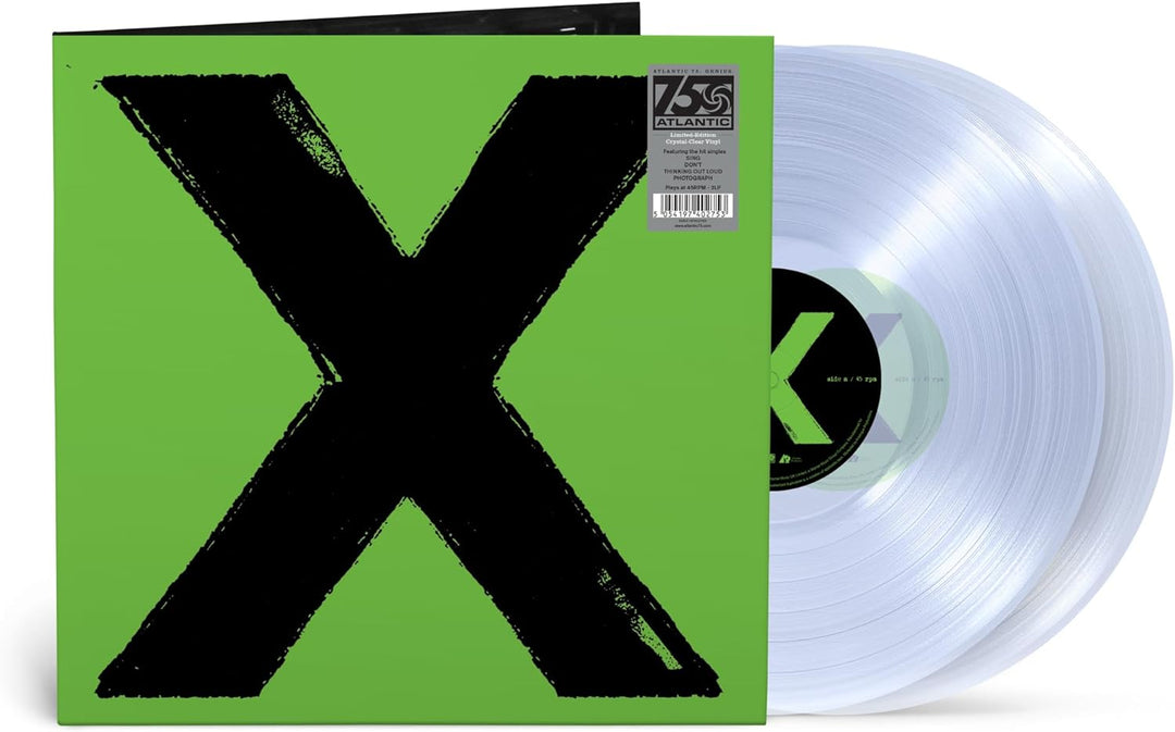 Ed Sheeran - X (Atlantic 75 Limited Clear 2LP Vinyl)