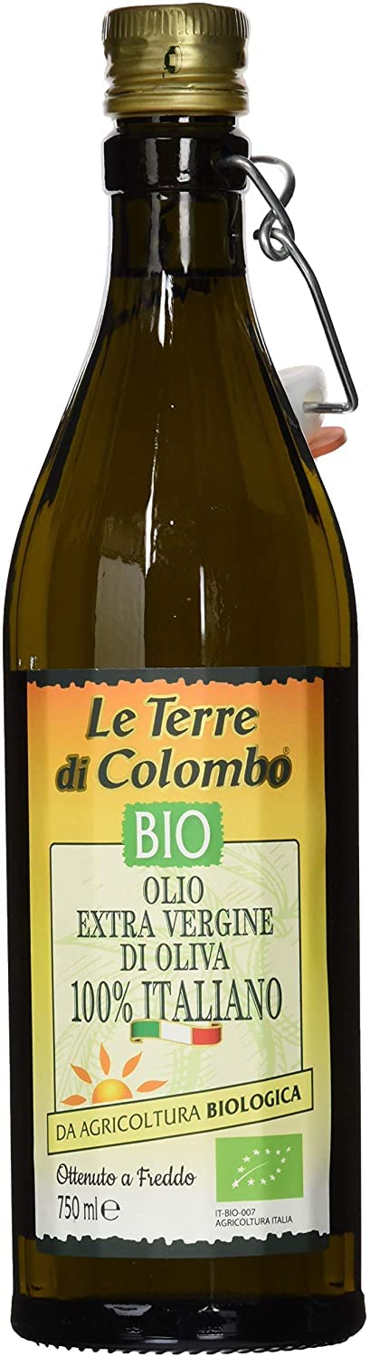 Le Terre di Colombo Organic Extra Virgin Olive Oil - Cold Pressed | 750 ml | Italian Olives 1