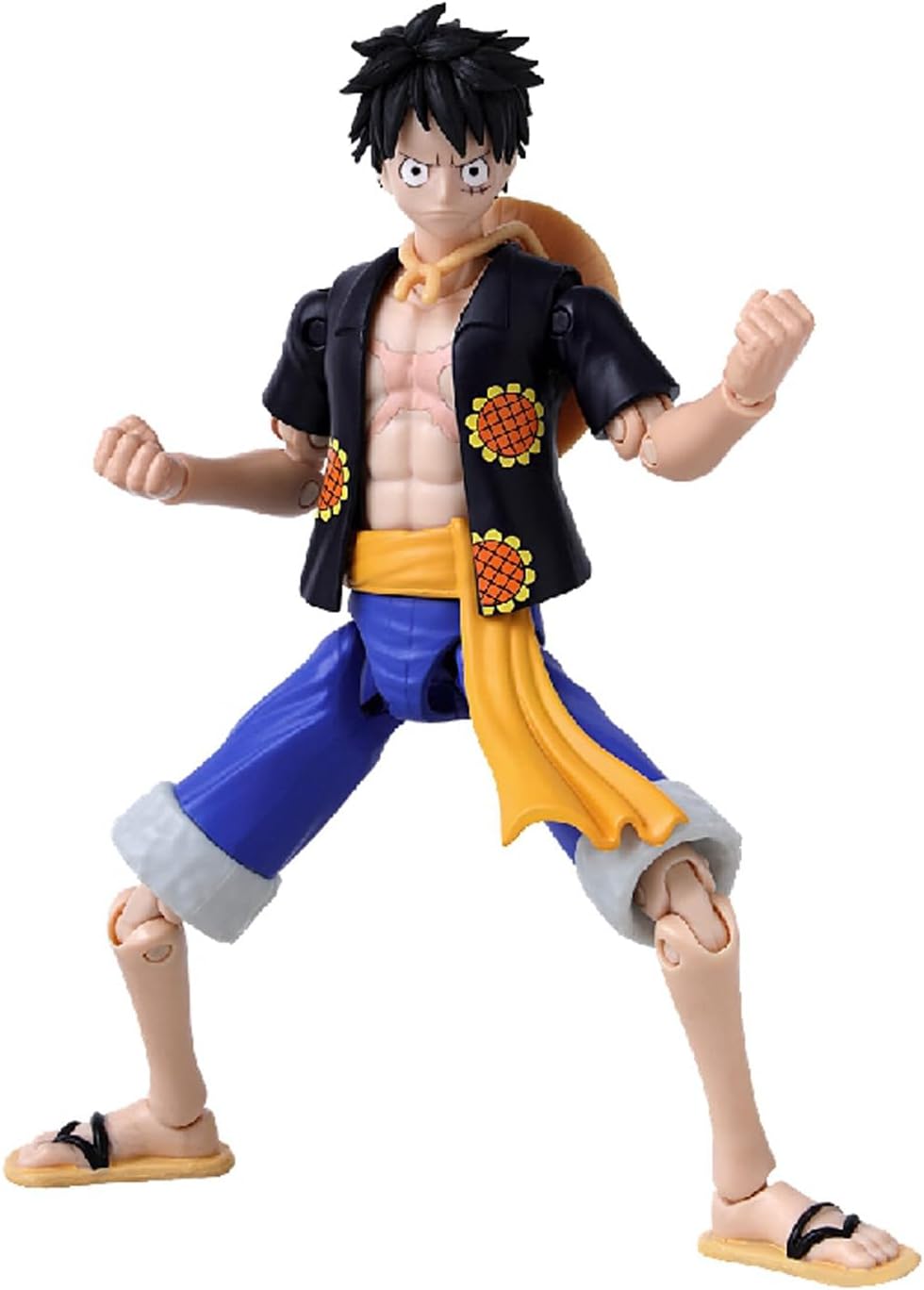 Monkey D. Luffy 'Dressrosa Version' Action Figure - 17cm Anime Heroes Collectible by Bandai 6