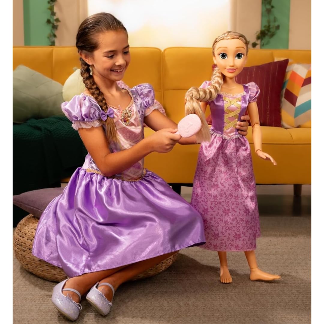 Disney Princess Playdate Rapunzel Doll - 32 Inches Tall | Highly Articulated | Includes Hair Accessories 4