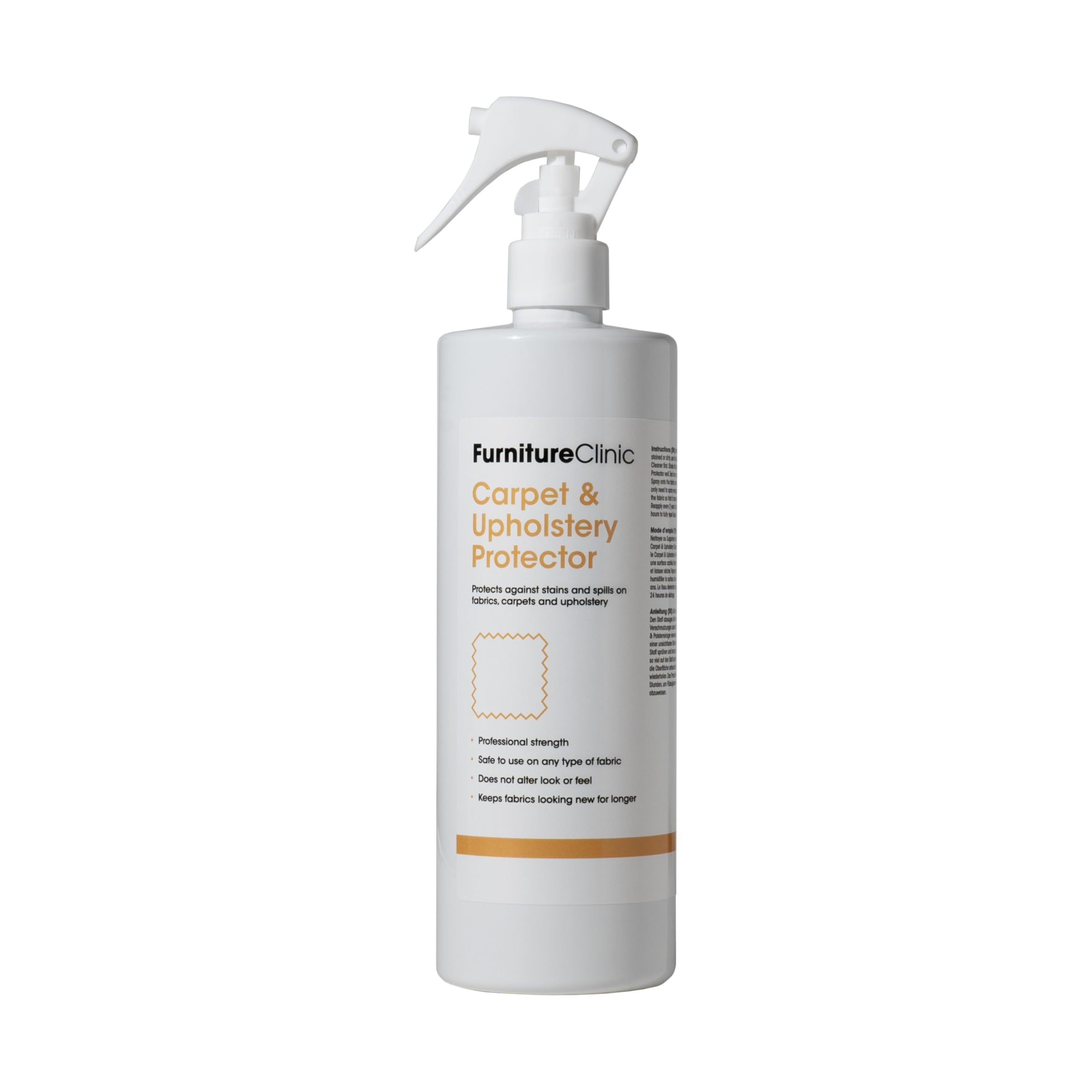 Furniture Clinic Carpet & Upholstery Protector Spray - Repels Stains | 500ml Liquid 1
