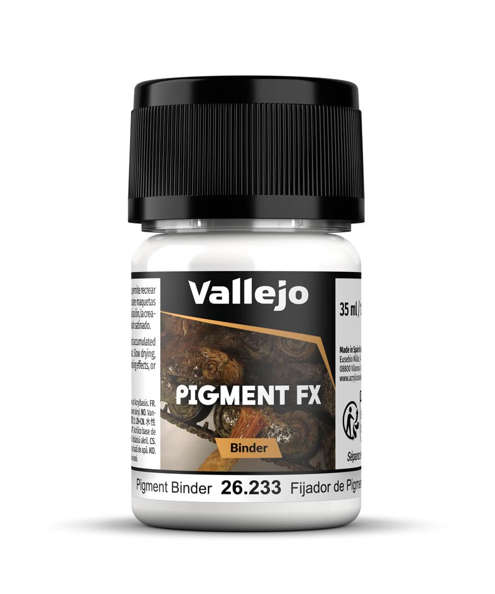 Vallejo Model Color Pigment Binder - 35 ml Water-Based Acrylic for Diorama Modeling 3