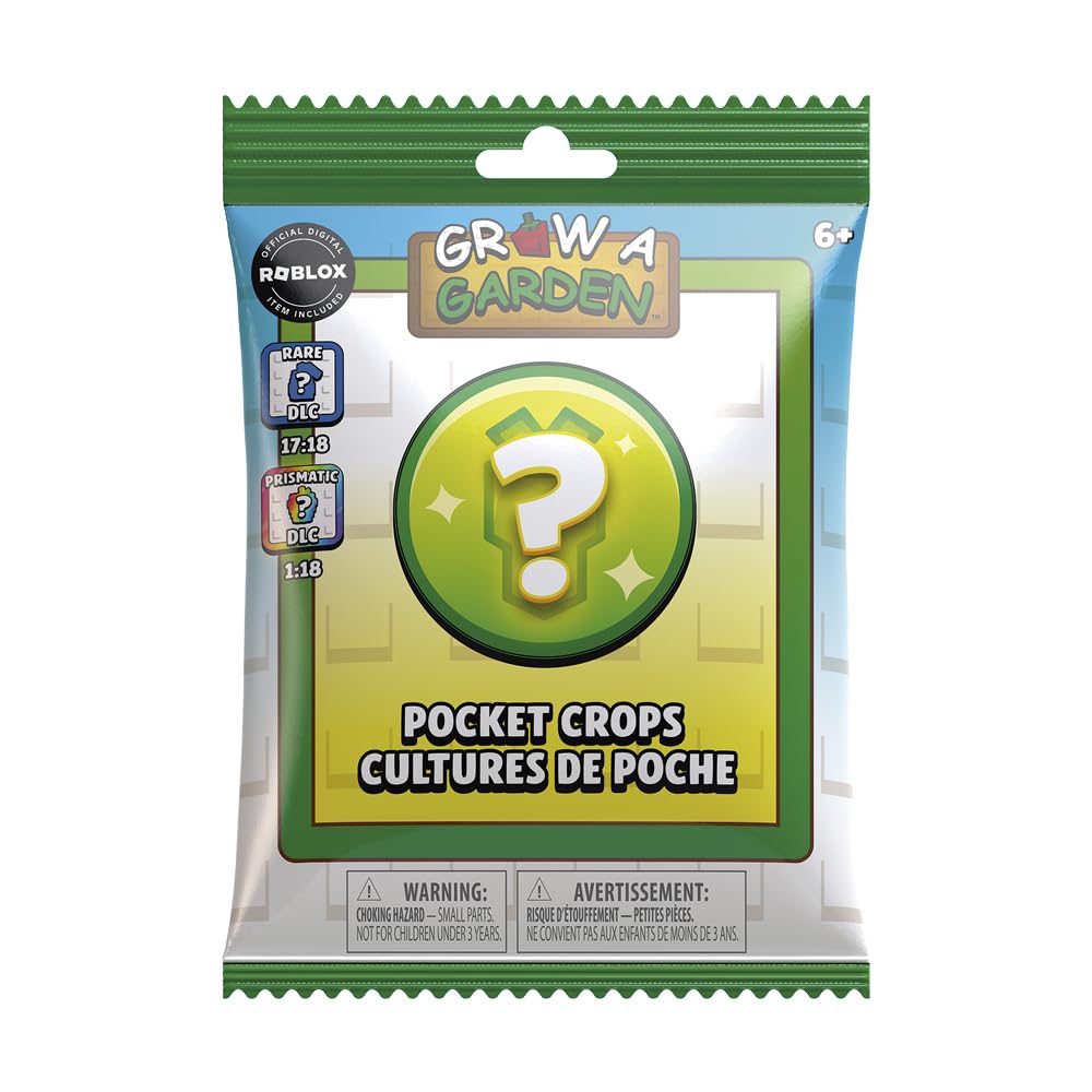 Grow A Garden Pocket Crops - Series 1 Blind Bag Buildables | Includes Roblox DLC Code 1
