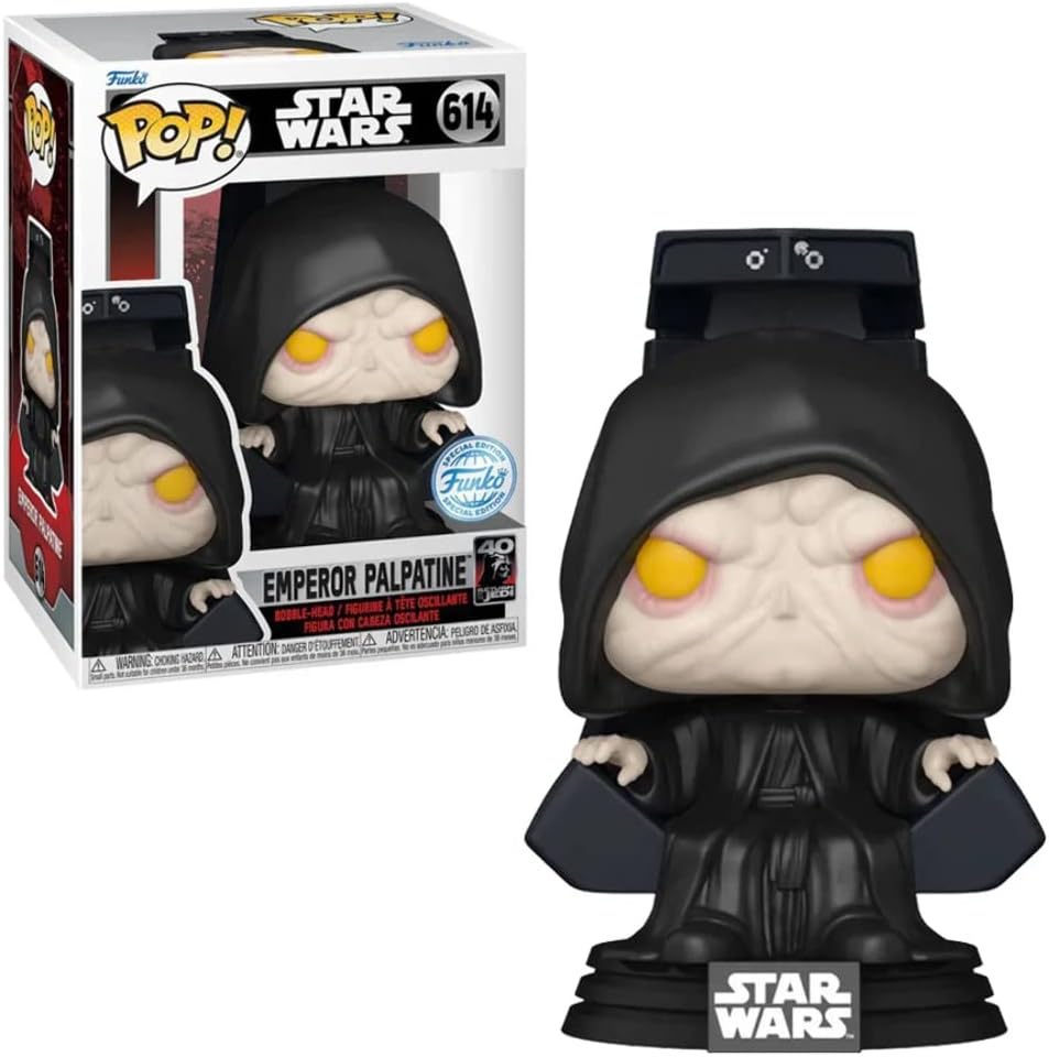 Funko Pop! Star Wars: Return of the Jedi - Emperor Palpatine Vinyl Figure (40th Anniversary Edition)