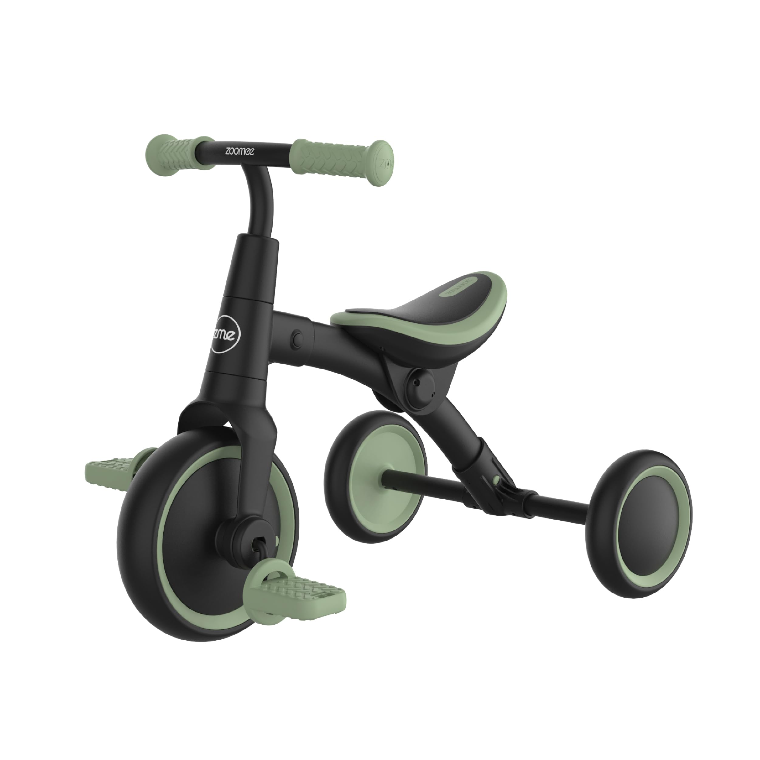 Zoomee Balance Bike to Trike - 2-in-1 Ride On for Toddlers | Ages 18+ Months | Green