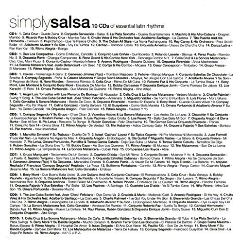 Simply Salsa - 10 CD Collection of Legendary Salsa Music for Dance Enthusiasts