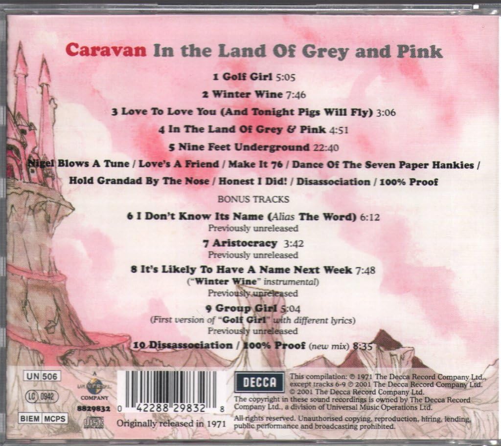 Caravan - In the Land of Grey & Pink [CD]
