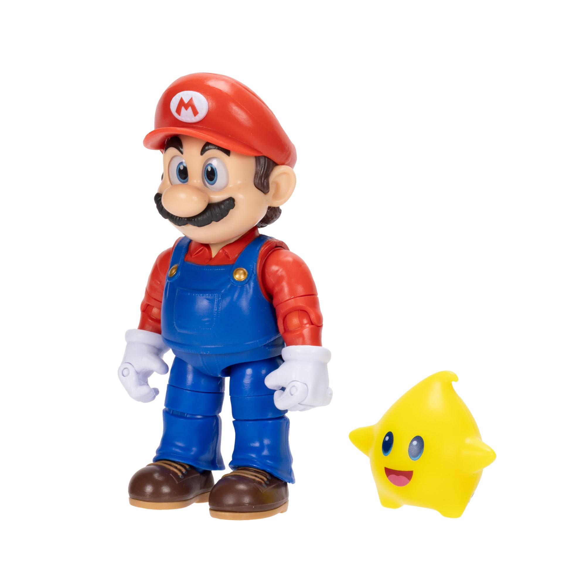 Jakks Pacific Super Mario Galaxy Movie Mario Action Figure | 5-inch | Glow in the Dark Luma Accessory 7