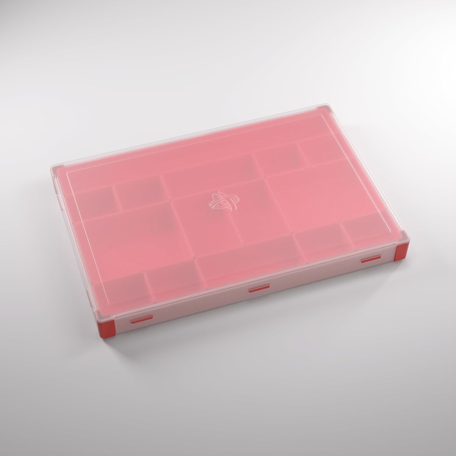 Gamegenic Token Silo XL Red - Board Game Storage with 15 Removable Compartments 1