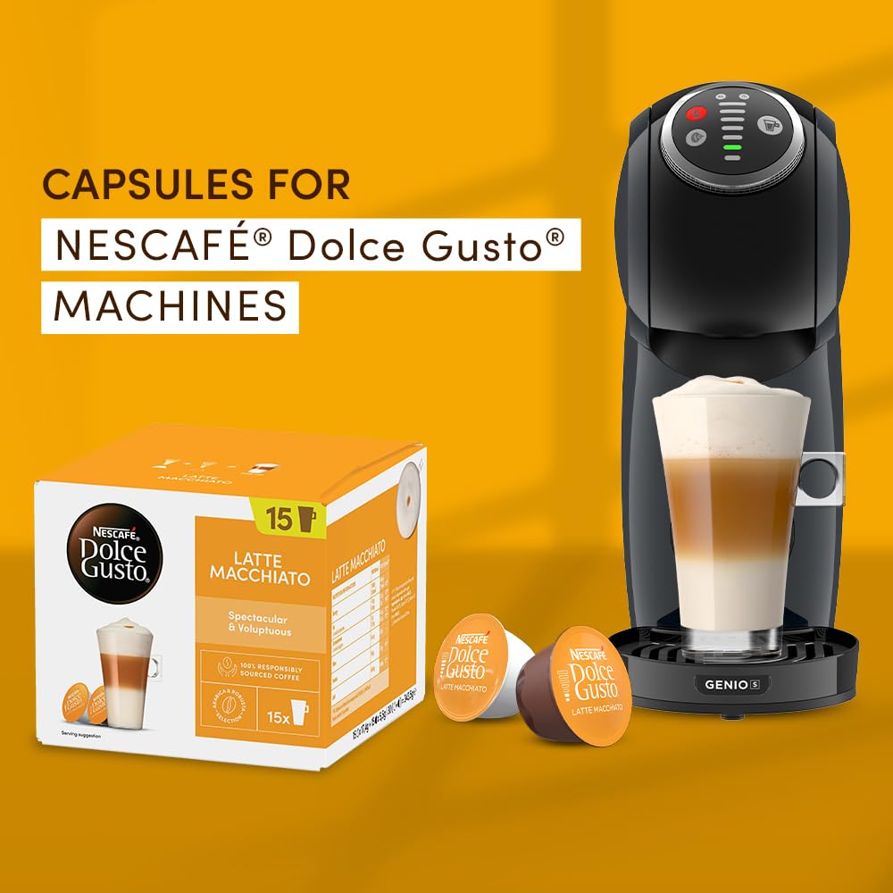 Nescafé Dolce Gusto Latte Macchiato Coffee Pods - 3 Pack (90 Capsules Total) 2