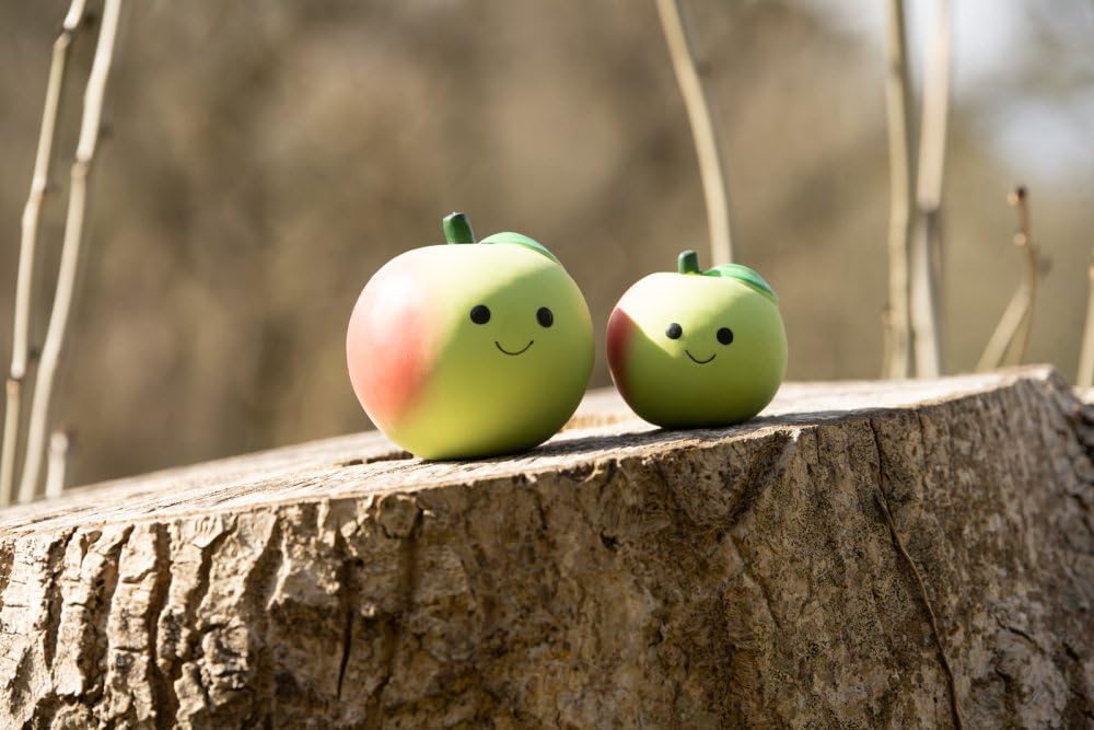 Petface Latex Apple Soft Chew Dog Toy - Large Size | Durable Natural Rubber 5