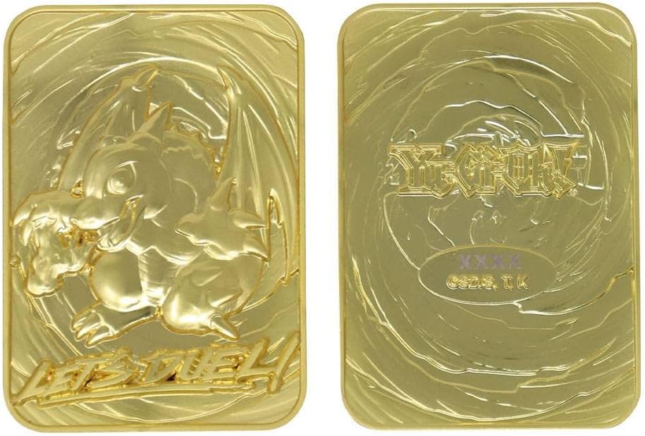 YU-GI-OH! Yu-Gi-Oh! Gold Series - Baby Dragon 24K Gold Plated Metal Collectible Card (YGO29G)