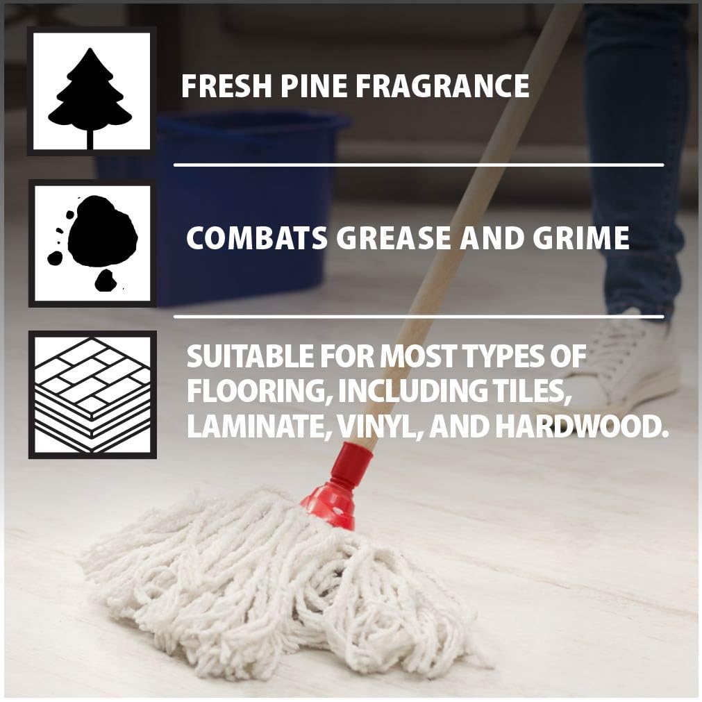Chemical Trade Store Pine Floor Gel - Industrial Strength Cleaner | 1L | Pine Scent
