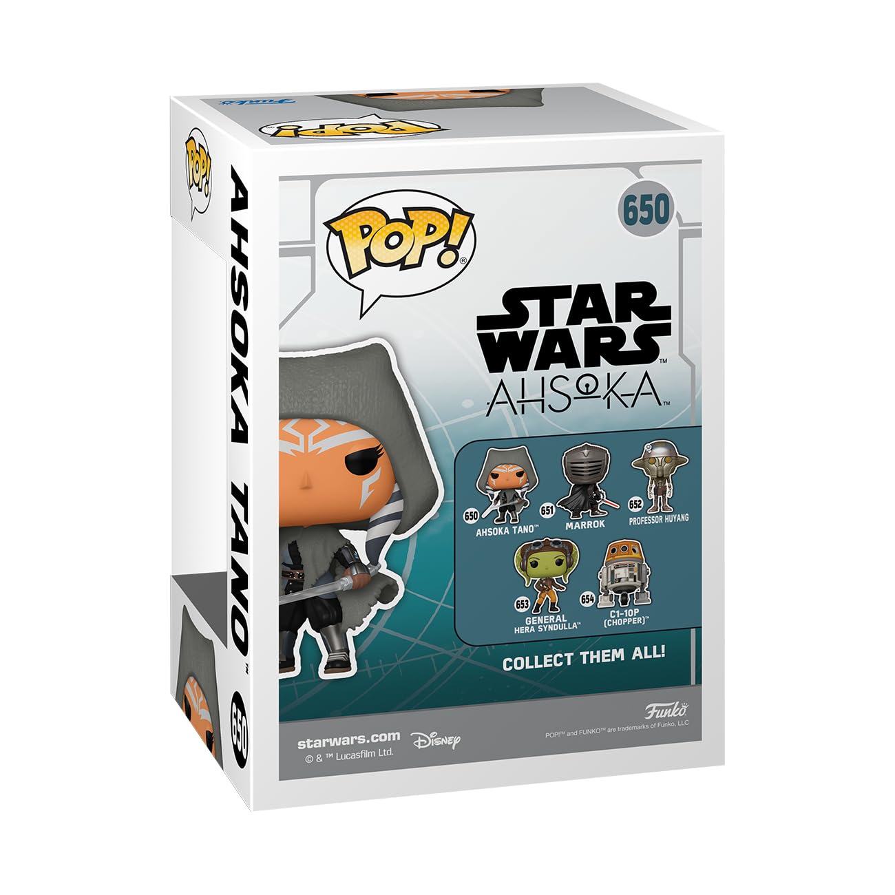Funko Pop! Star Wars: Ahsoka - Ahsoka Tano with Dual Lightsabers Vinyl Figure 11