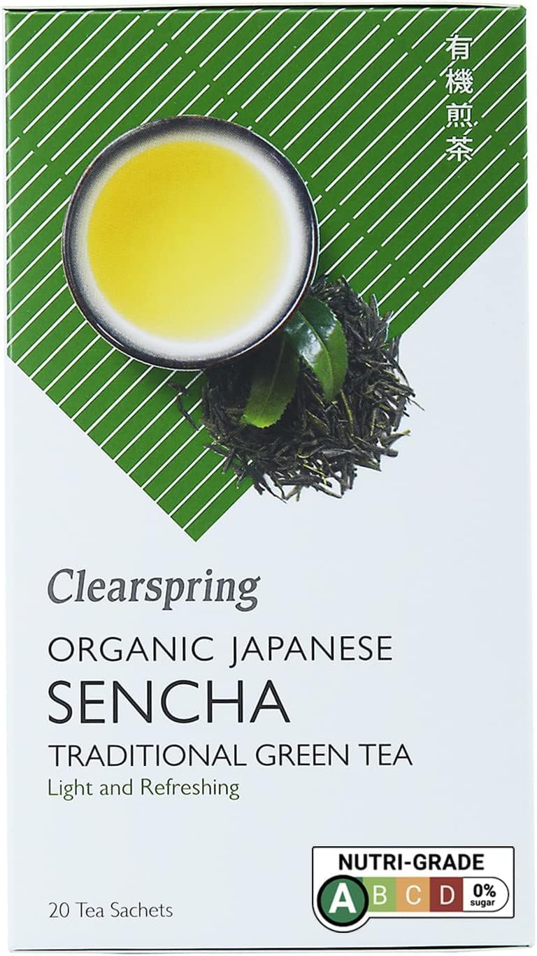 Clearspring Organic Japanese Sencha Green Tea with Matcha - Teabags 1
