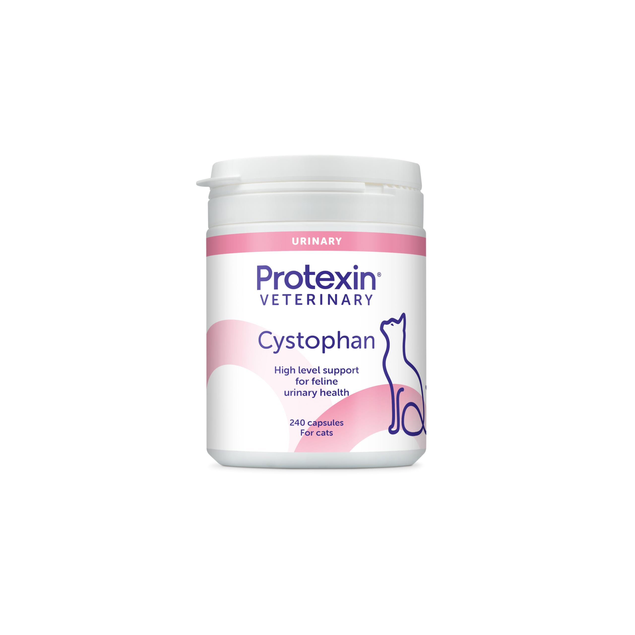 Protexin Veterinary Cystophan Cat Urinary & Stress Support Capsules - 240 Count