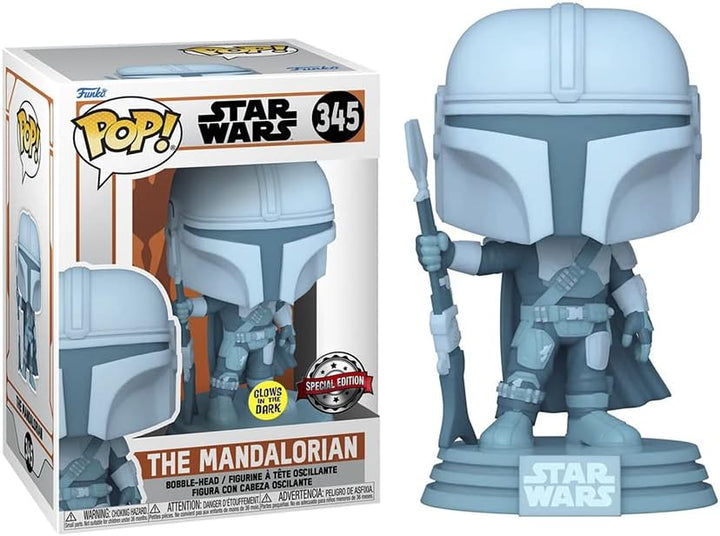 Funko Pop! Star Wars: The Mandalorian - The Mandalorian Vinyl Figure (Glow in the Dark Special Edition)