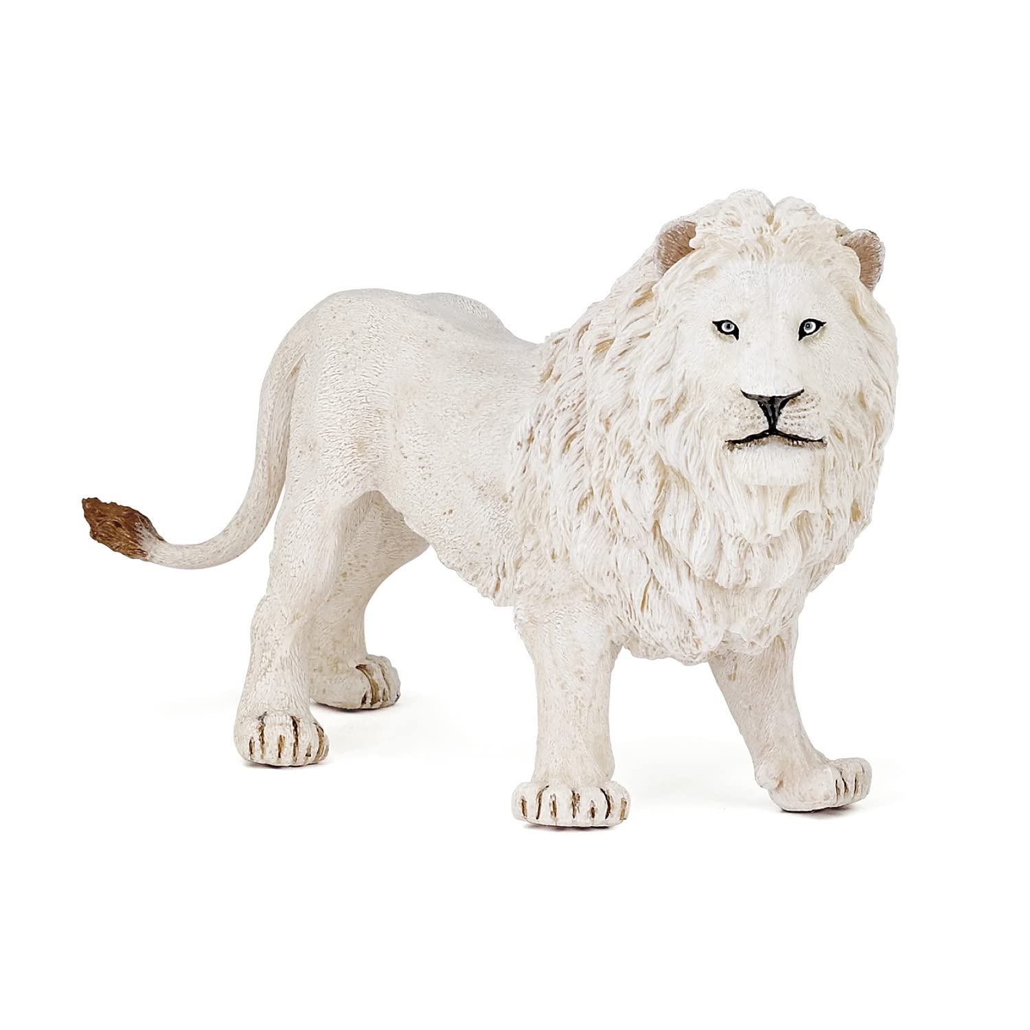 Papo White Lion Figurine - Wildlife Action Figure for Imaginative Play 8