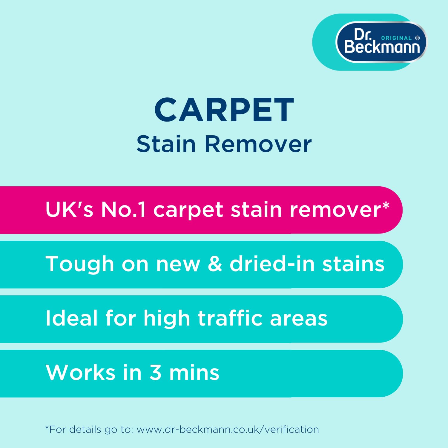 Dr. Beckmann Carpet Stain Remover - Oxy-Powered Formula for Quick Stain & Odour Removal | 2 x 650 ml 4