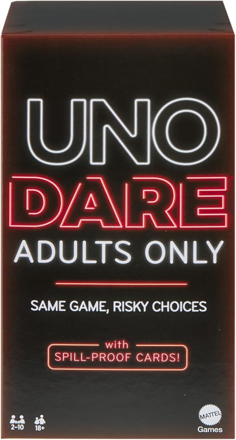 Mattel Games UNO Dare Adults Only Card Game, UK English Version