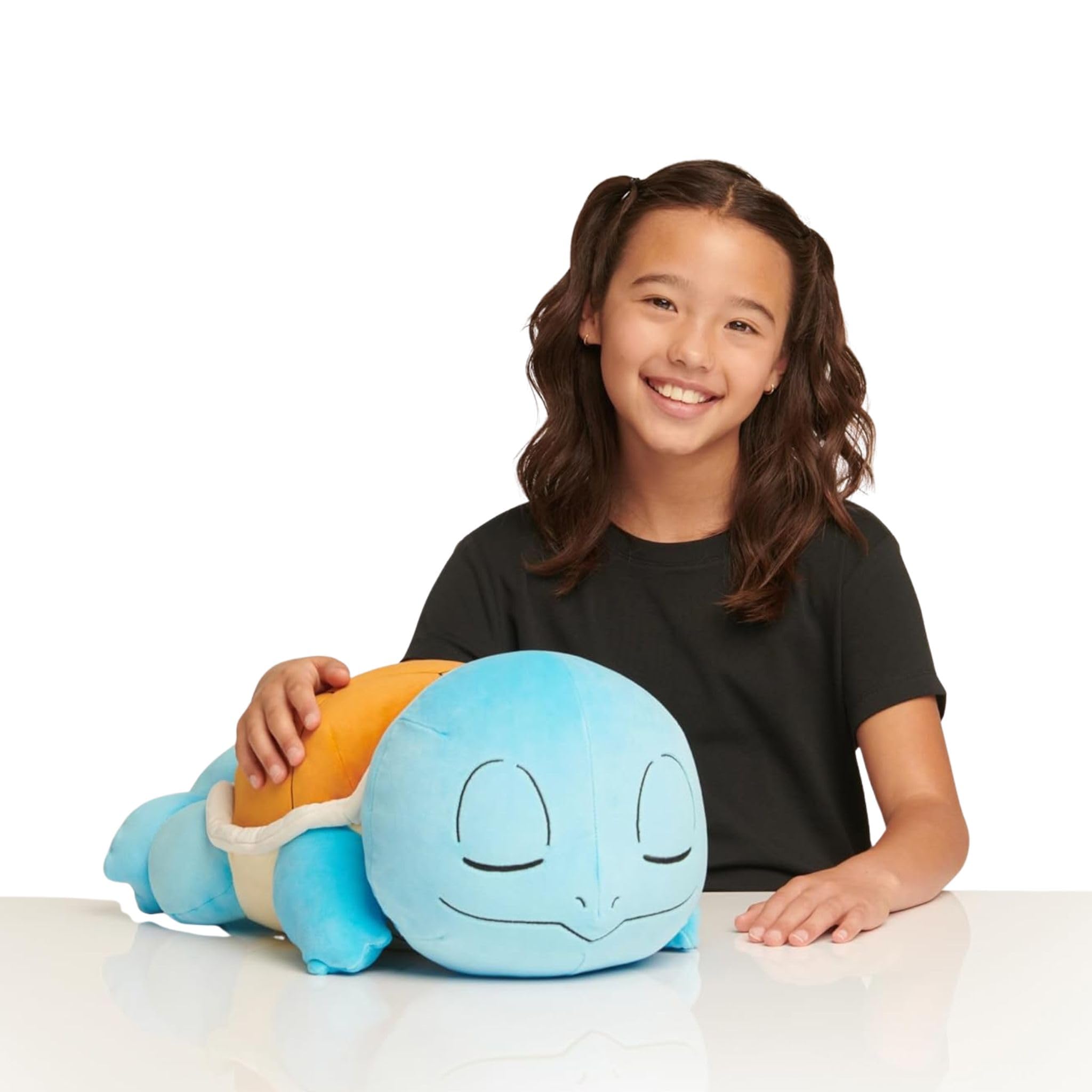Pokémon Squirtle Sleeping Plush - 18 Inch Stuffed Animal | Polyester | Ages 3+