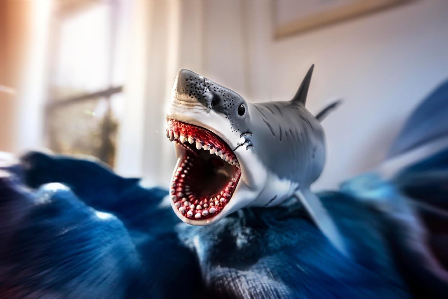 Schleich Megalodon Shark Figurine - Ultra-Realistic Prehistoric Animal Toy | Model 15055 6