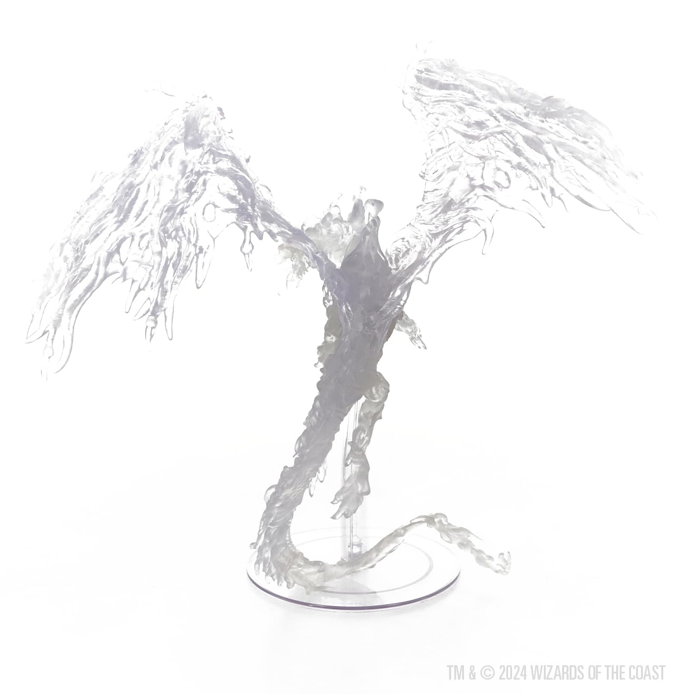 WizKids D&D Nolzur's Marvelous Miniatures Red Ghost Dragon Unpainted Miniature 6