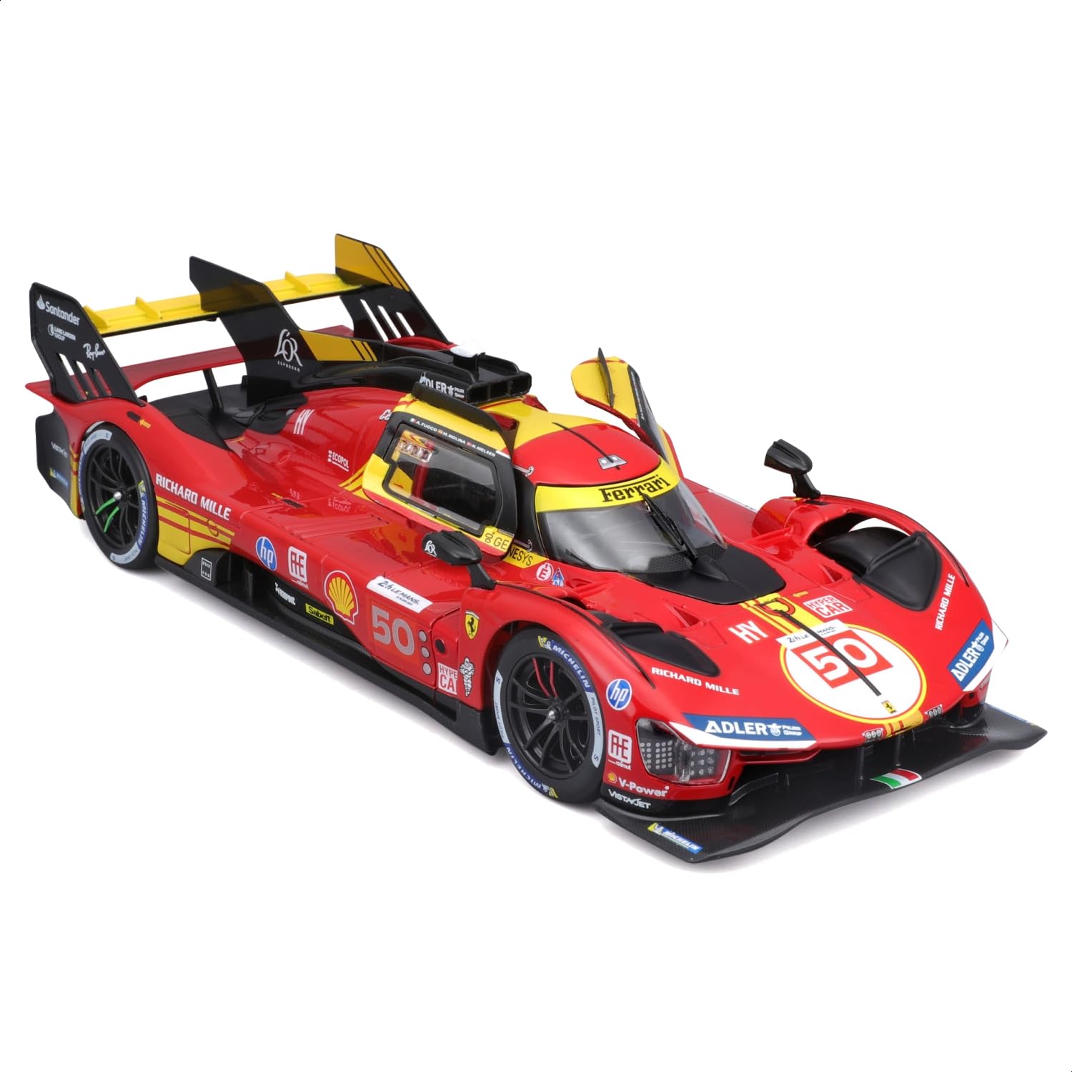 Bburago Ferrari 499P Le Mans Hypercar #50 (2024) Diecast Model - 1:24 Scale 4