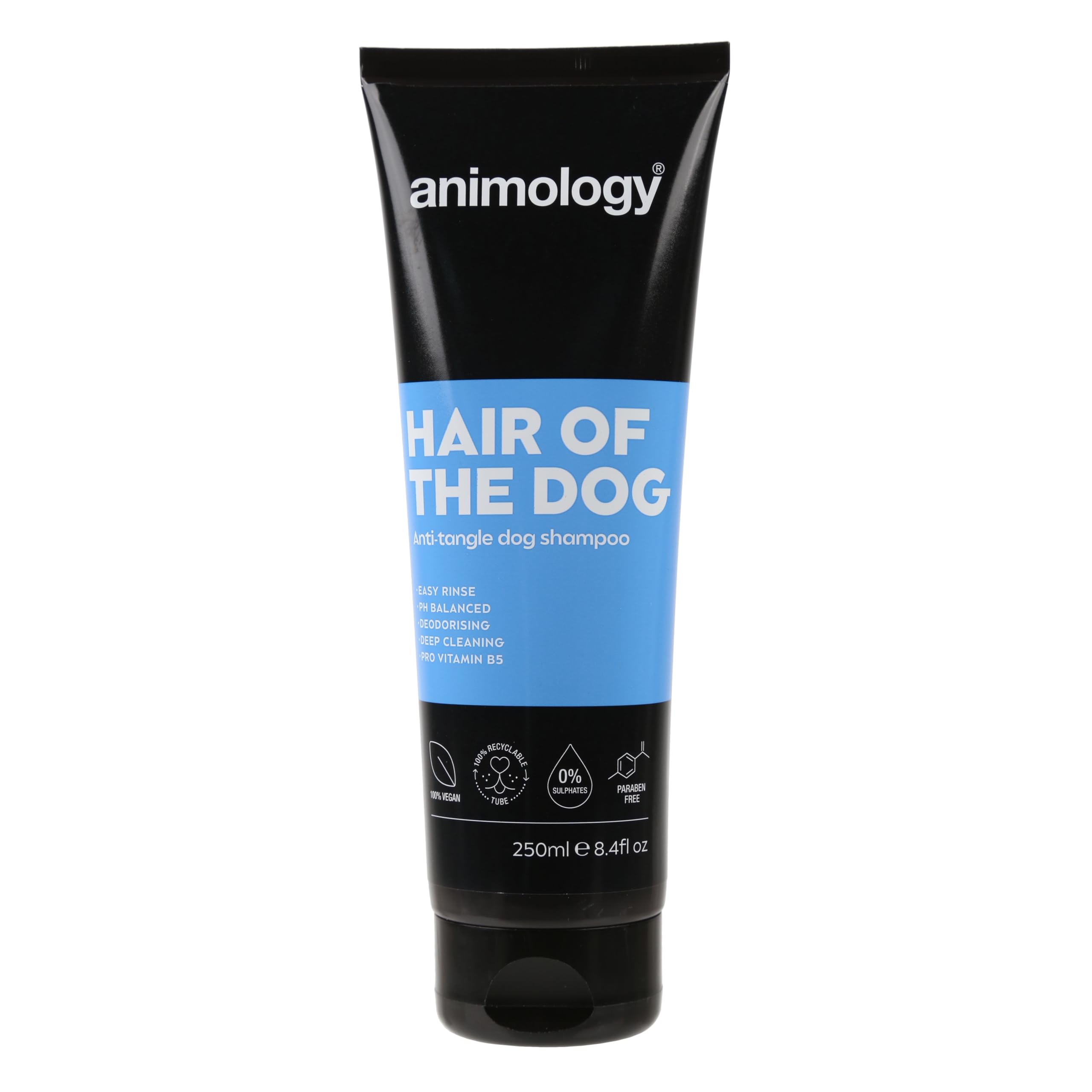 Animology Hair of the Dog Detangling Dog Shampoo - 250 ml | Built-in Conditioner | Pro-Vitamin B5