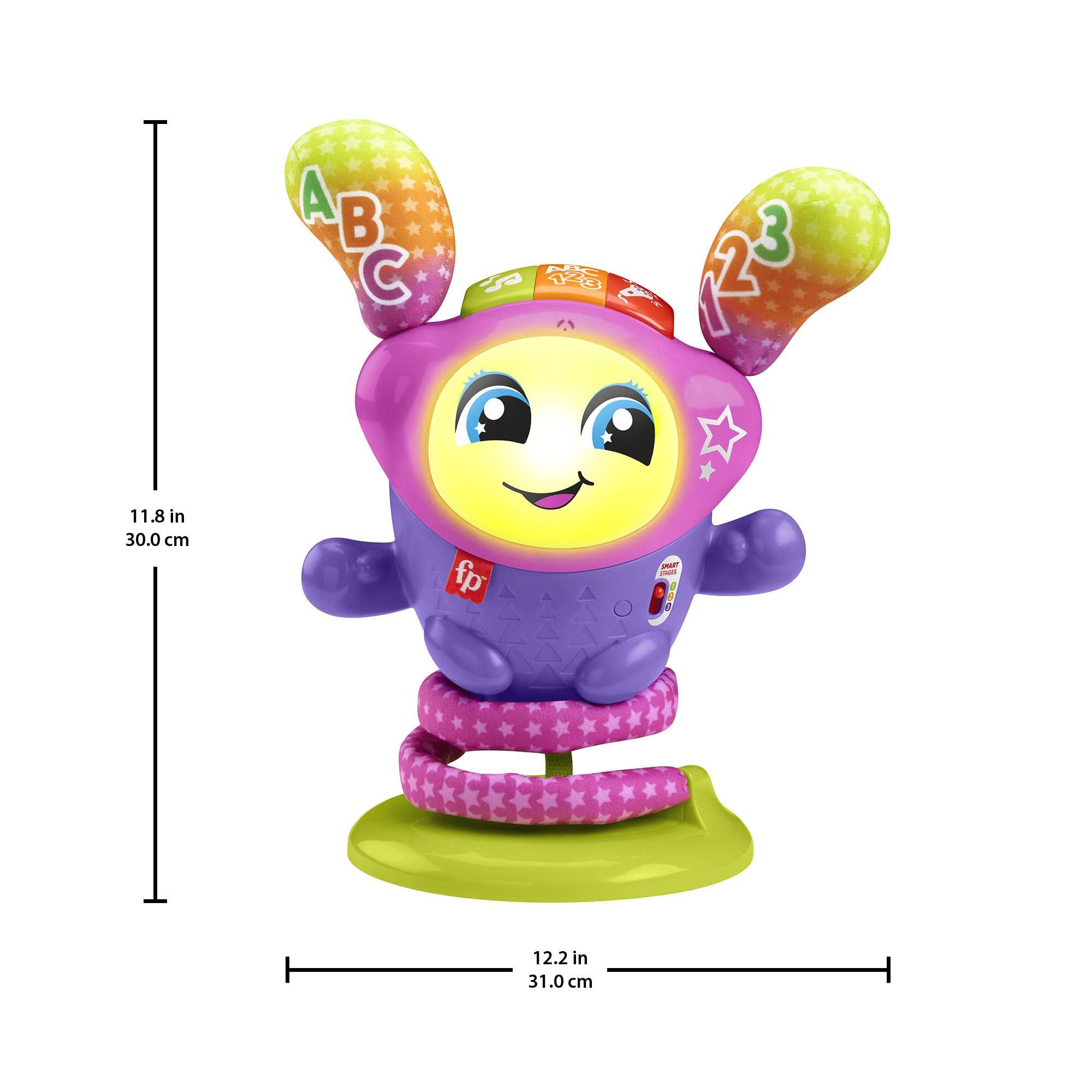 Fisher-Price DJ Bouncin’ Star - Interactive Lights & Sounds Toy for Ages 9-36 Months 7