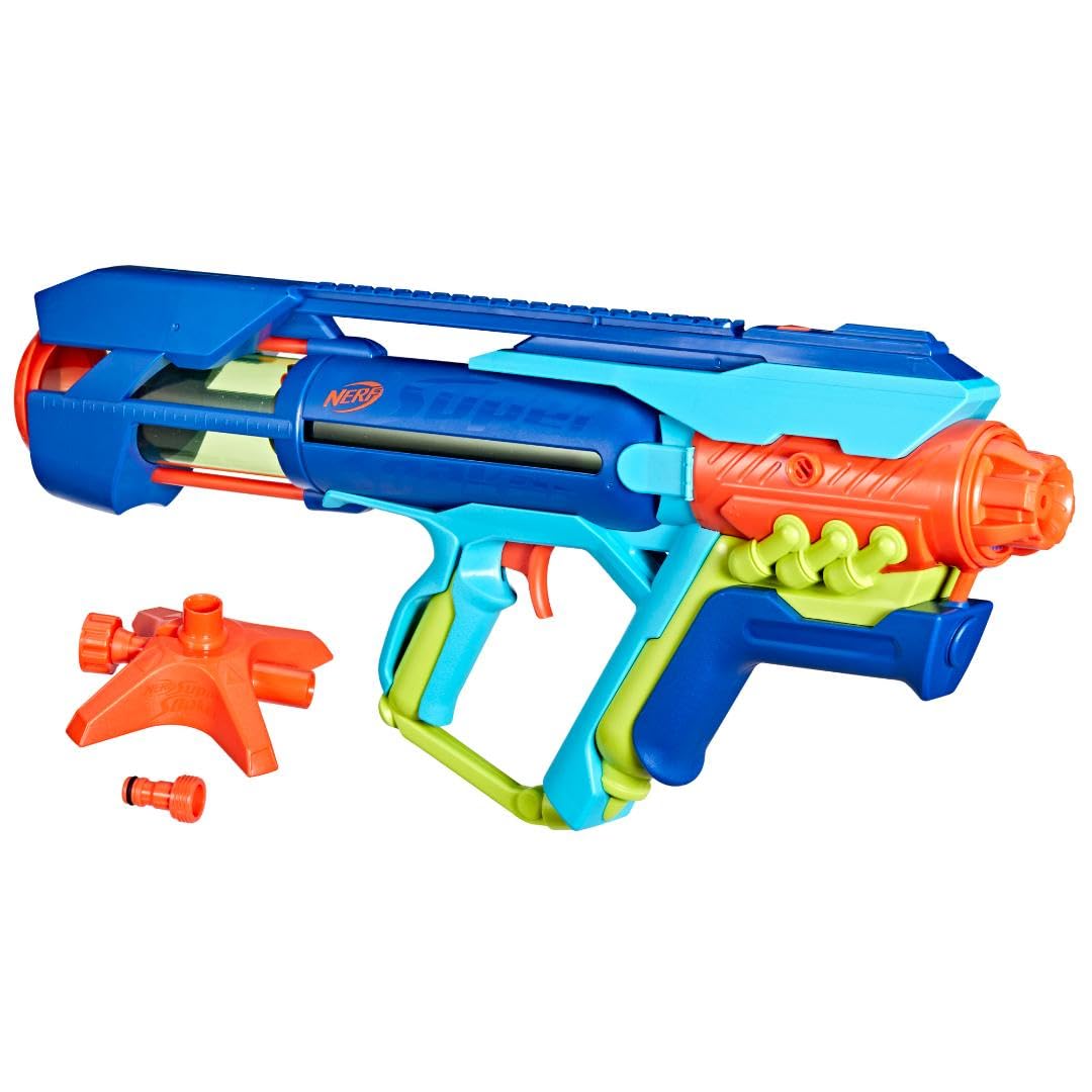 Super Soaker Nerf Power Drench XL Water Blaster | XL Tank | Ages 8+ | Rot Color