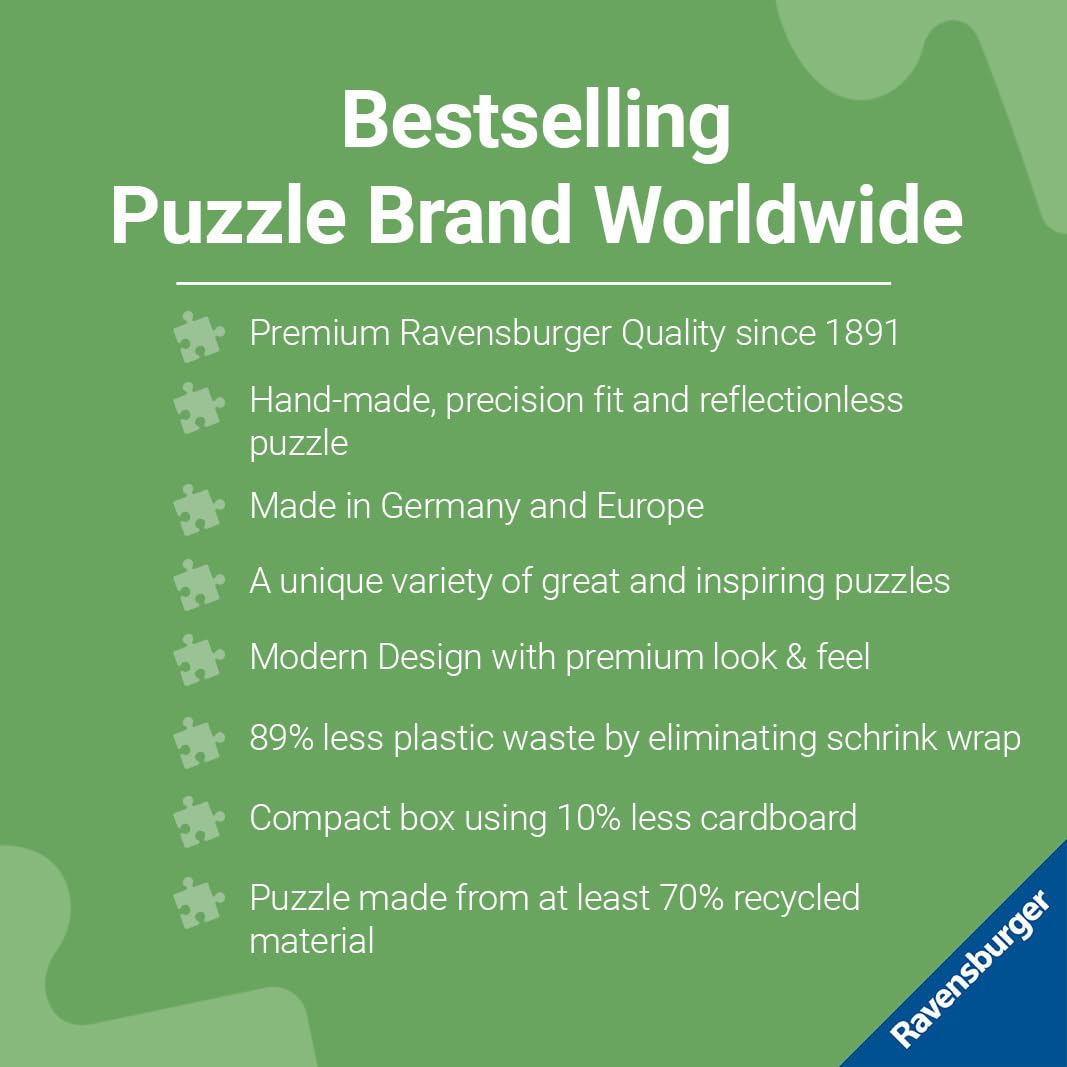 Ravensburger Vintage Travel Guides 500 Piece Jigsaw Puzzle for Adults and Kids 10+ 7