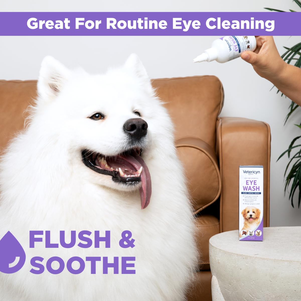 Vetericyn Eye Wash - Antimicrobial Relief for All Animals | 89ml 3