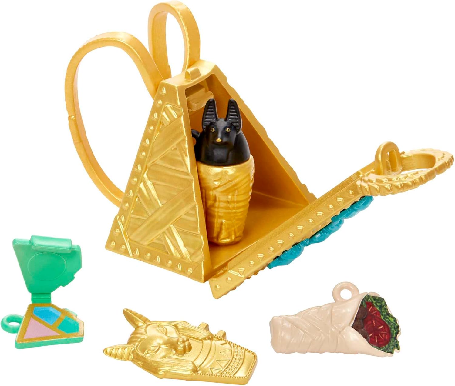 Monster High Cleo De Nile Doll with Pet Tut and Accessories - Posable Fashion Doll for Kids 4+ 2