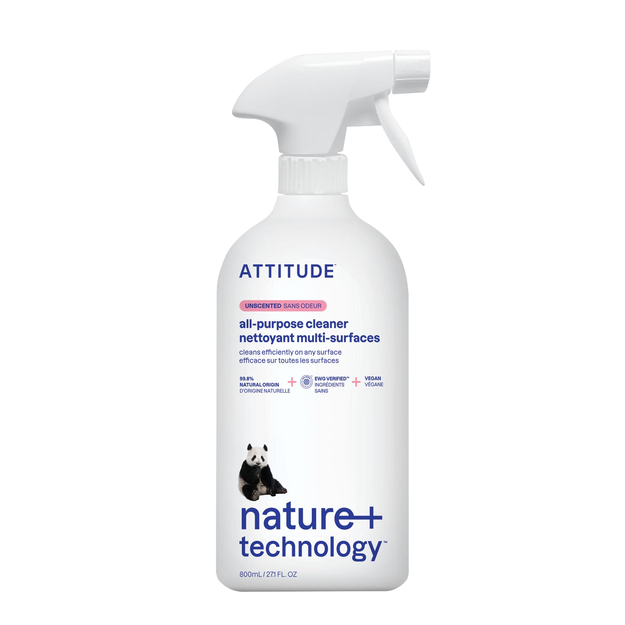 ATTITUDE All Purpose Cleaner Spray - EWG Verified, Vegan, 800 ml 1