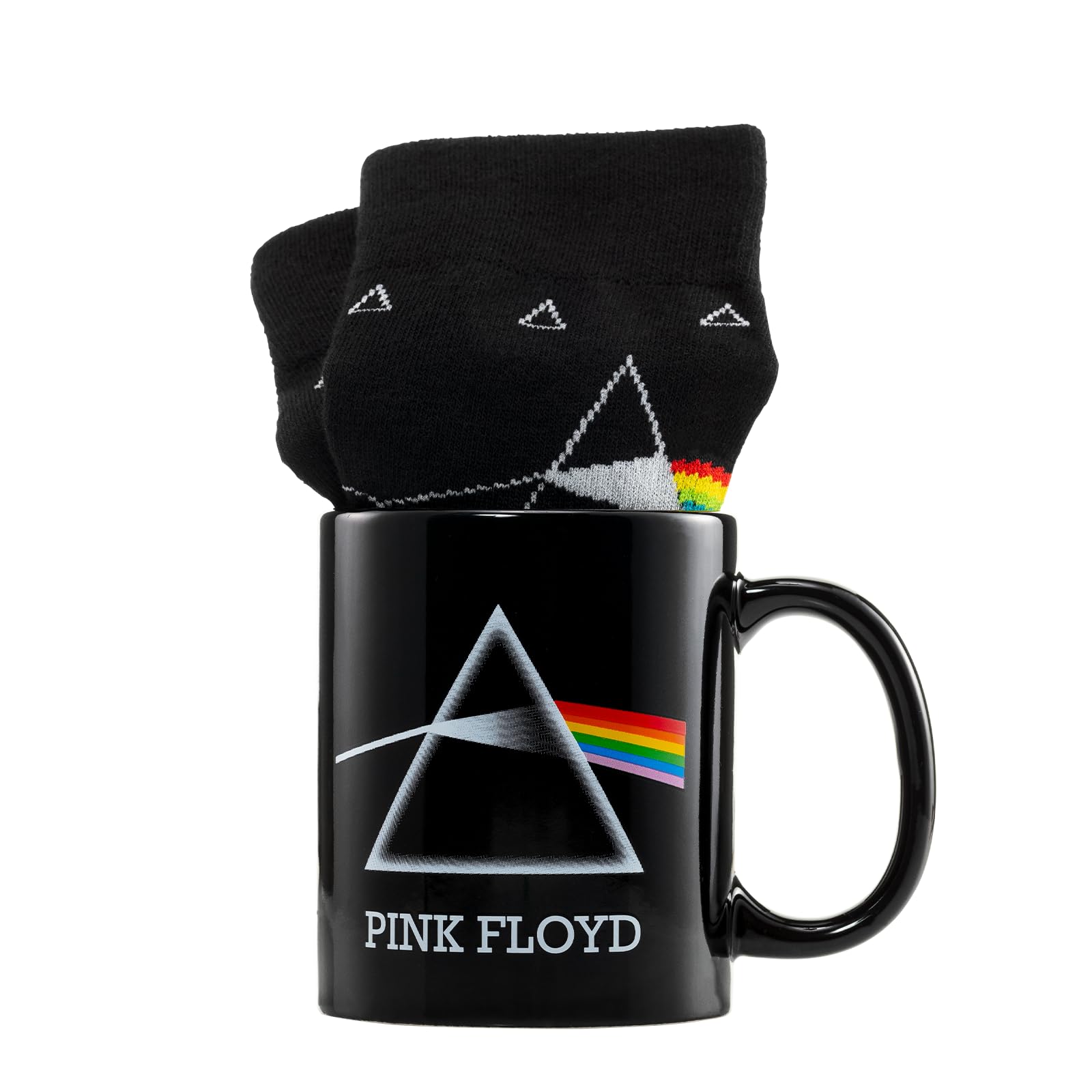 Pyramid Pink Floyd Mug and Socks Set - Collectible Logo | Ceramic | Medium 2