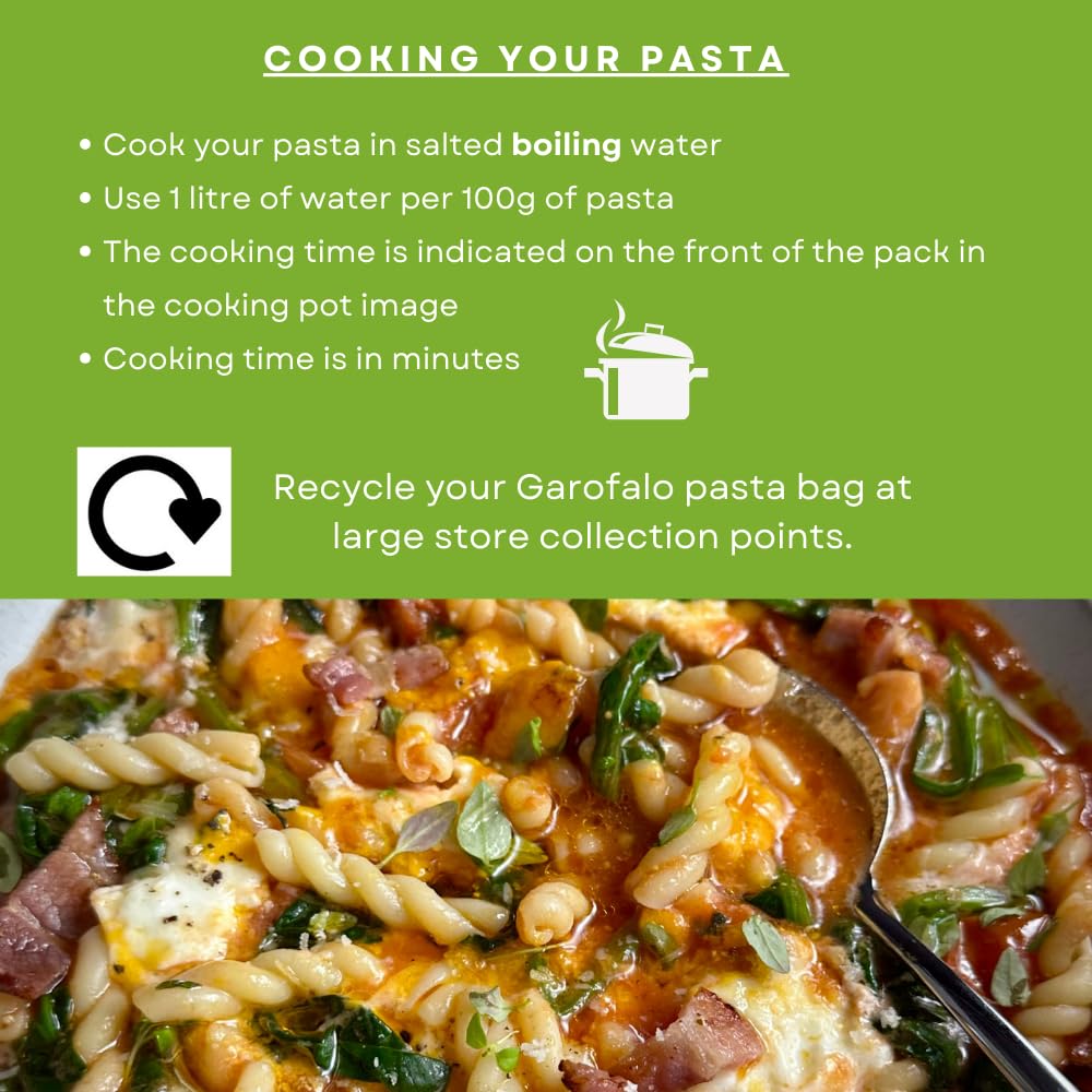 Garofalo Organic Gemelli Italian Dried Pasta, 500g 4