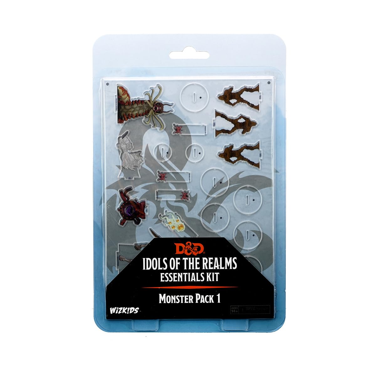 WizKids D&D Icons of the Realms Essentials 2D Miniatures - Monster Pack #1 | Cardboard | Unisex Adult 1