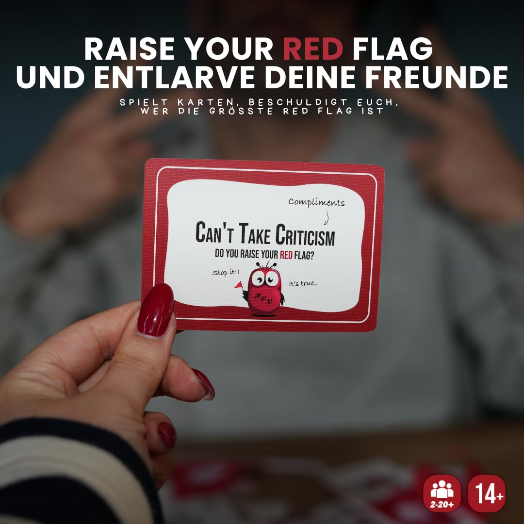 Fried Potatoes Raise Your Red Flag Original Edition Party Card Game | 2-20+ Players | Ages 14+ 6
