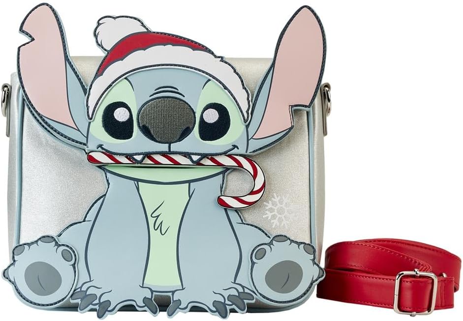 Loungefly Disney Lilo and Stitch Holiday Cosplay Crossbody Bag (LOUWDTB2883)