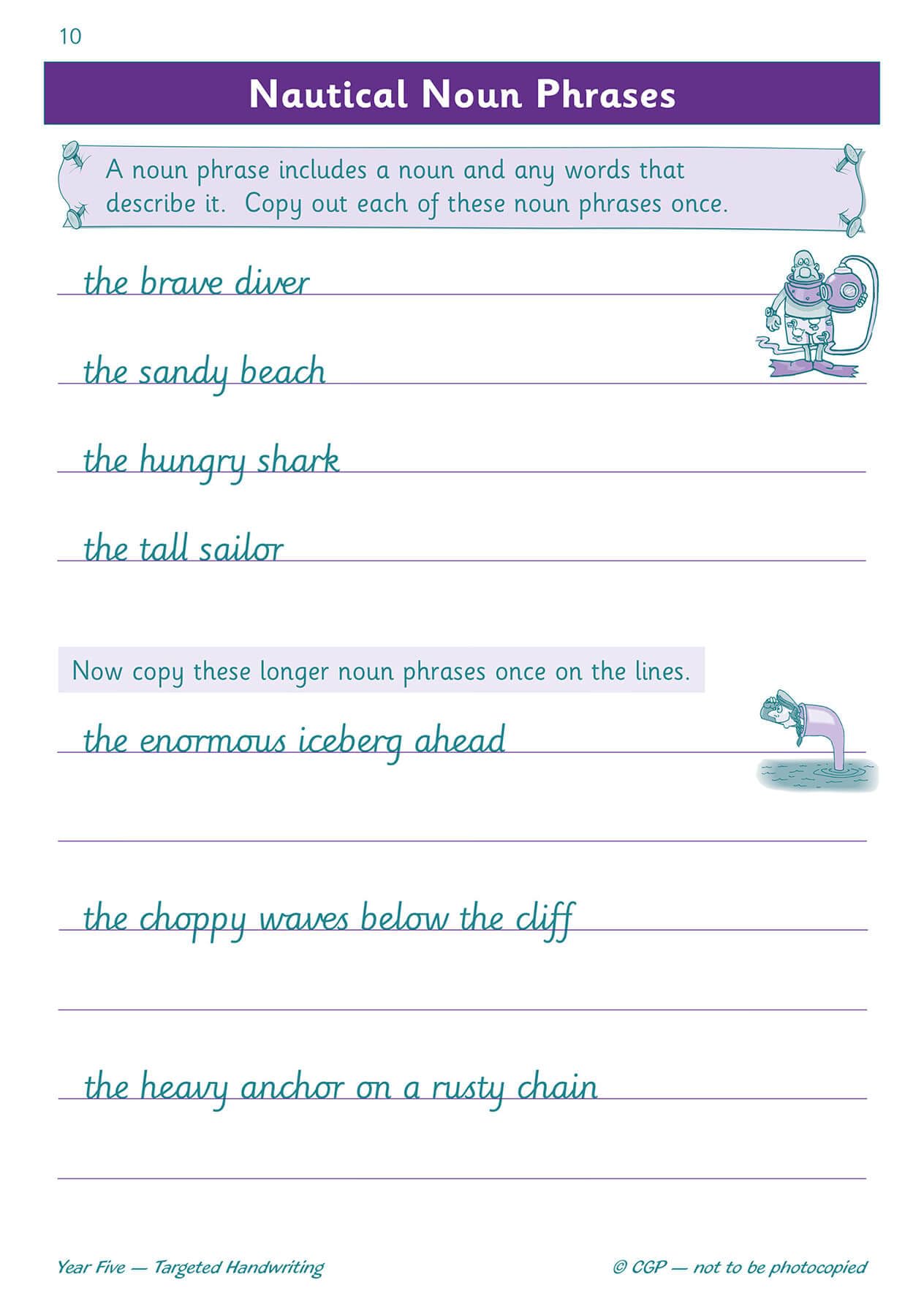 CGP KS2 English Targeted Practice Book - Handwriting Year 5 | Ideal for Catch-up & Home Learning 5