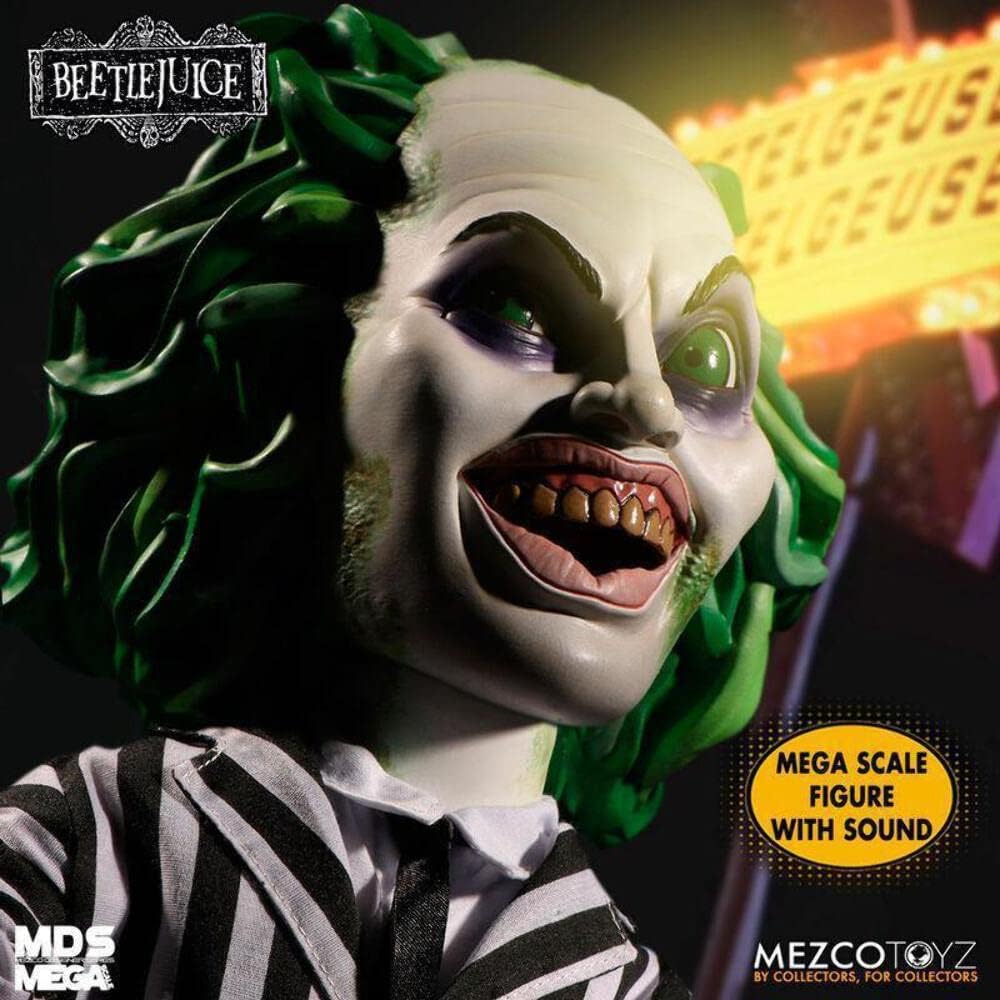 MDS Mega Scale Beetlejuice Series - Beetlejuice Talking Action Figure (38 cm)