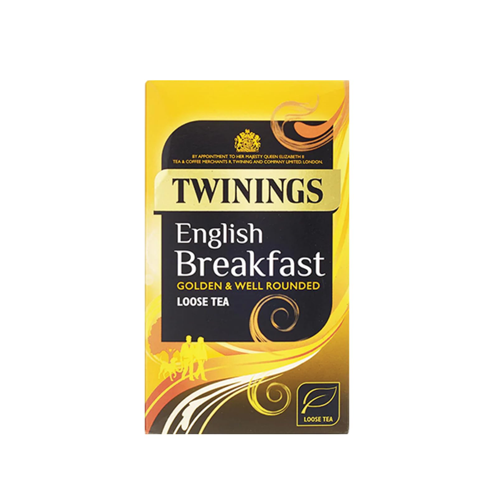 Twinings English Breakfast Black Tea Loose Leaves - 4 x 125g Pack | Full Bodied, Vegan, Sugar Free