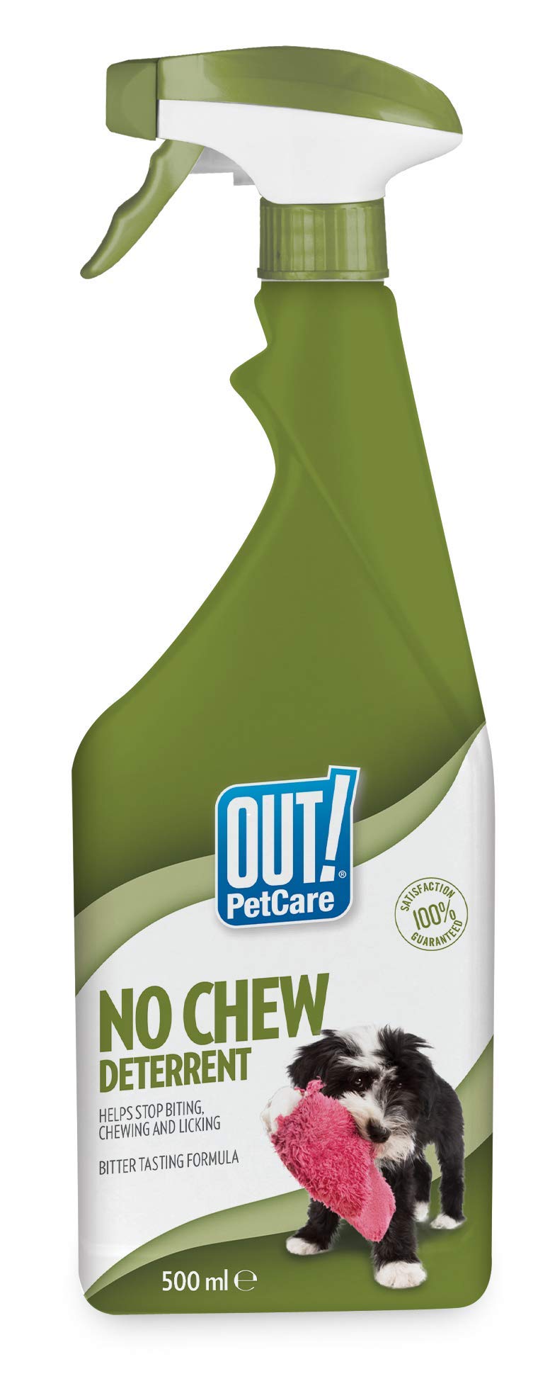 OUT! No Chew Deterrent Spray for Dogs - 500 ml | Alcohol-Free Formula