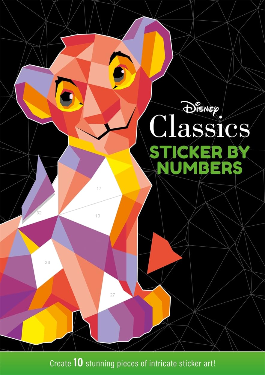 Autumn Disney Classics: Sticker By Numbers - Ages 9-12 | 44 Pages | English