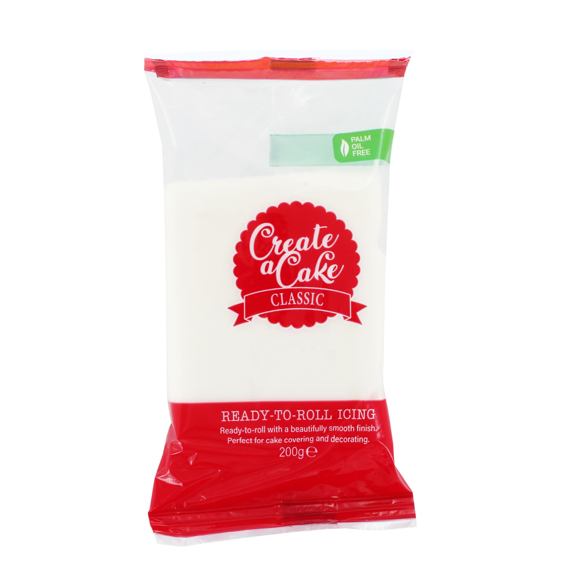 Create A Cake Ready To Roll Icing - White Fondant Sugar Paste for Decorating | Palm Free | 200g 9