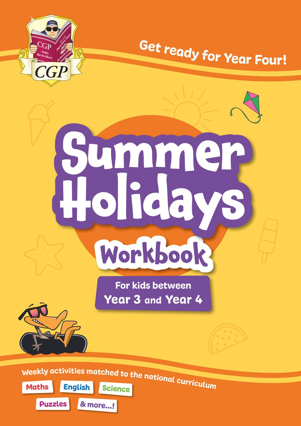 CGP Summer Holidays Activity Workbook - Year 3 to Year 4 Transition | Paperback 1