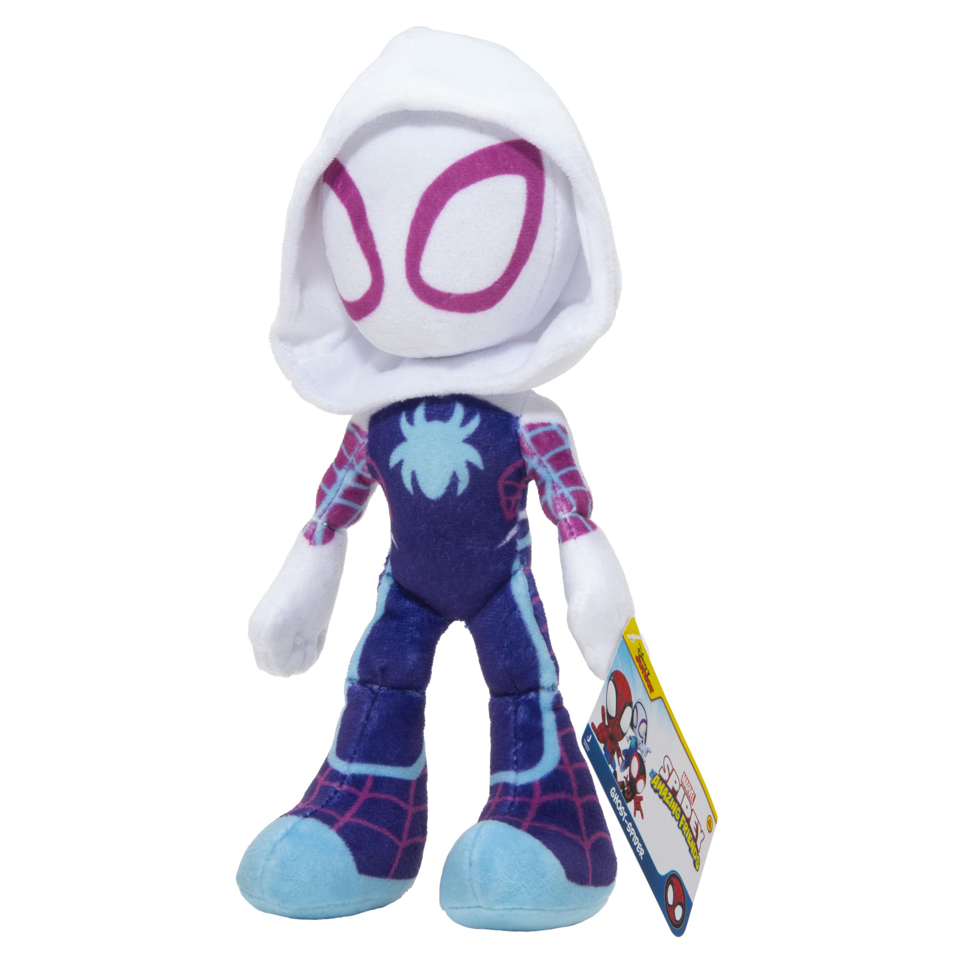 Ghost-Spider Plush - 8-Inch Marvel Spidey and His Amazing Friends Soft Toy 2
