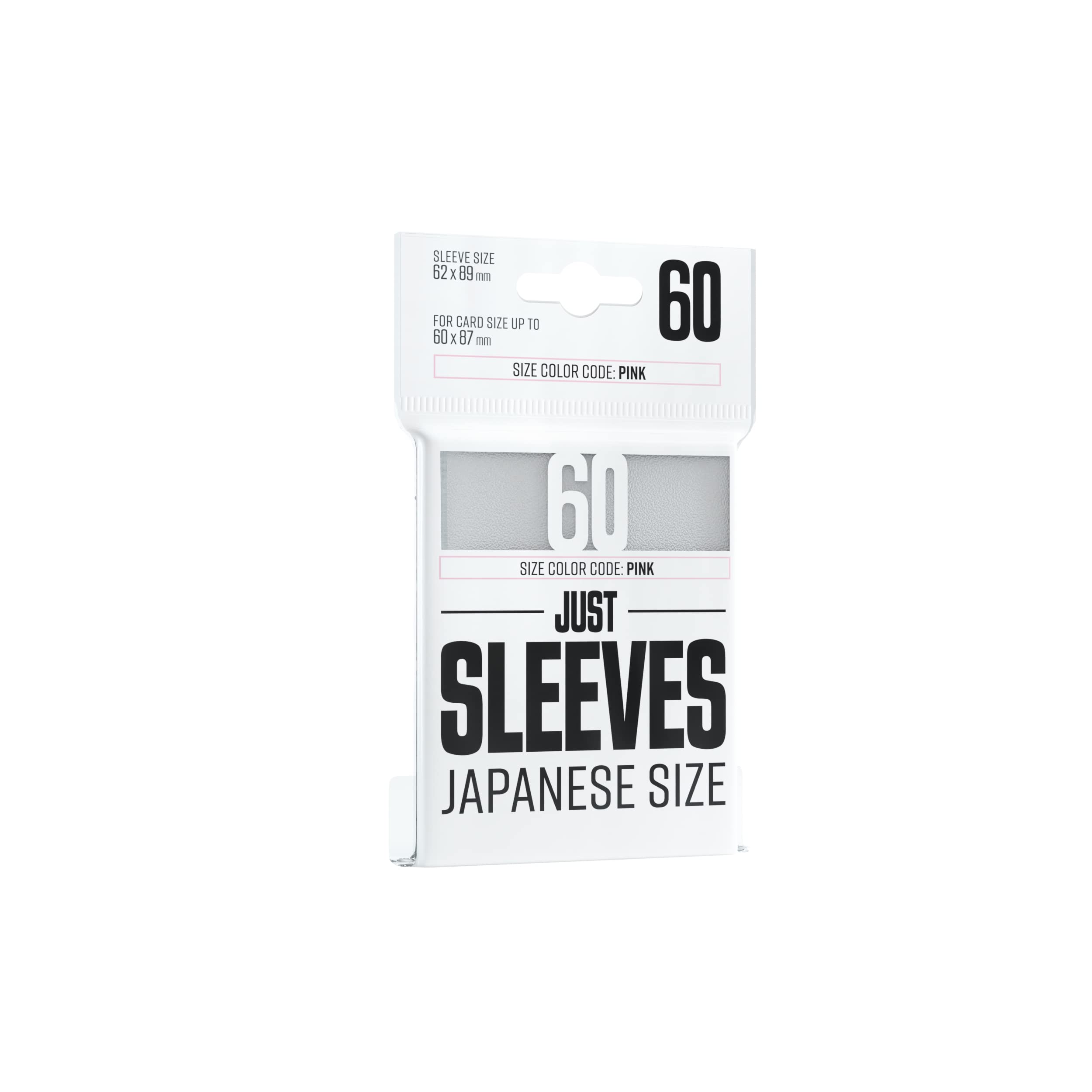 Gamegenic Just Sleeves - Japanese Size, White, 60 Count | Durable Card Protection 1